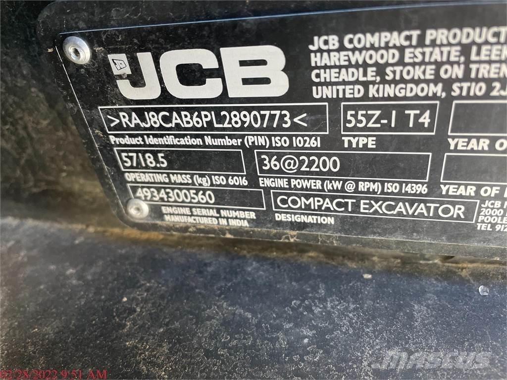 JCB 55Z-1 Mini bageri < 7t