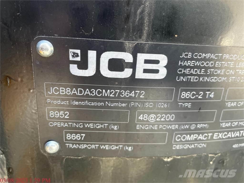 JCB 86C-2 Bageri guseničari