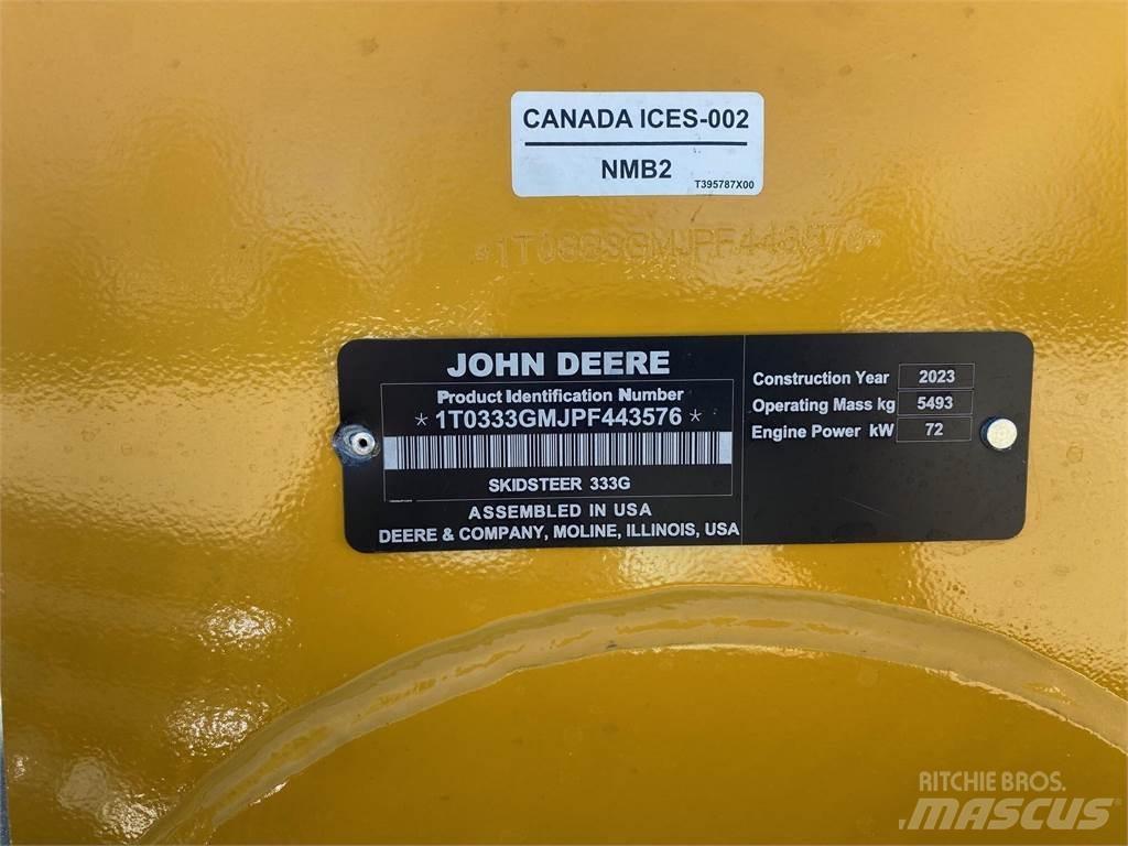 John Deere 333G Skid steer mini utovarivači