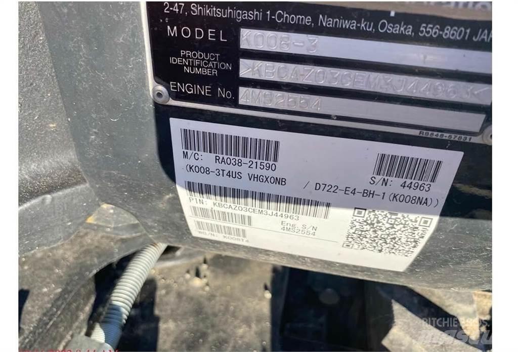 Kubota K008 Mini bageri < 7t