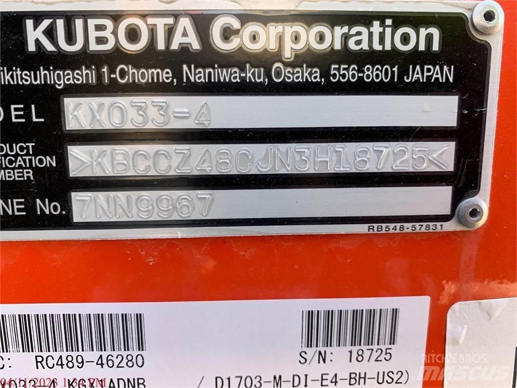 Kubota KX033-4 Mini bageri < 7t