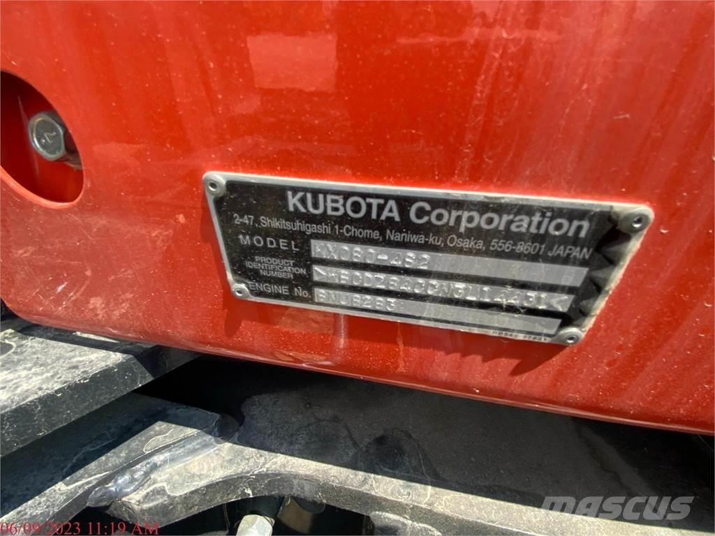 Kubota KX080-4 Bageri guseničari