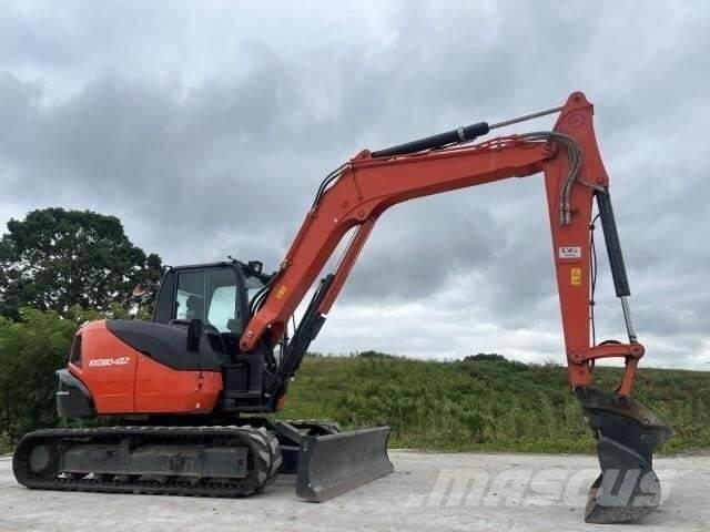Kubota KX080-4A Bageri guseničari