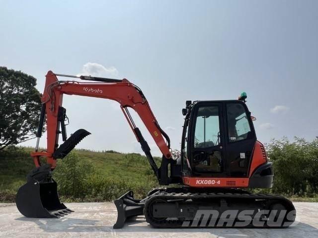 Kubota KX080-4A Bageri guseničari