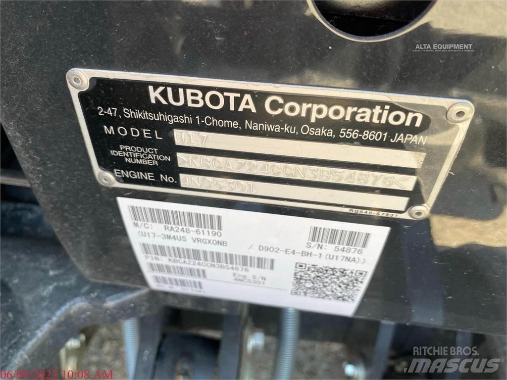 Kubota U17 Mini bageri < 7t