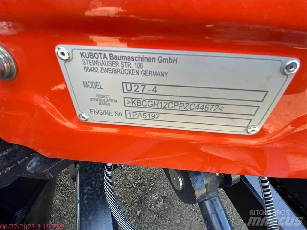Kubota U27-4 Mini bageri < 7t
