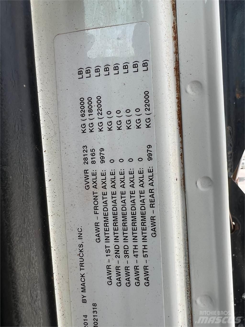 Mack GRANITE GU713 Ostalo za građevinarstvo