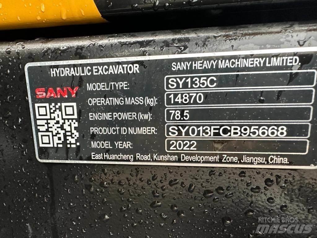 Sany SY135C Bageri guseničari