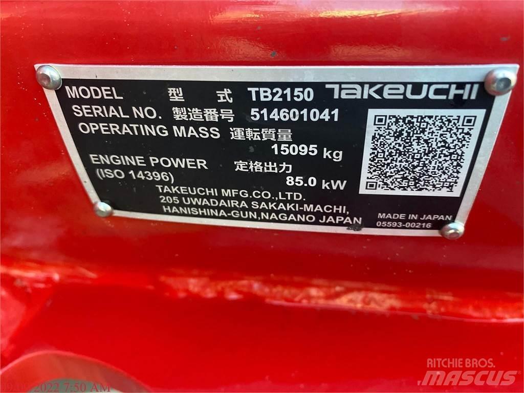 Takeuchi TB2150 Bageri guseničari
