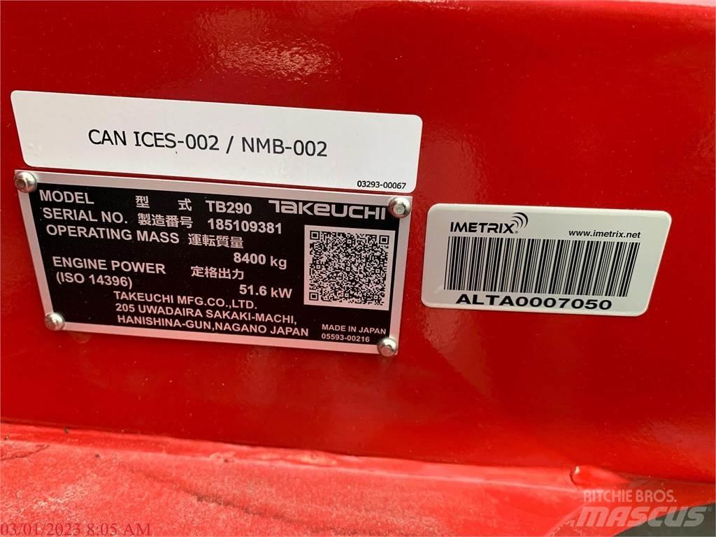 Takeuchi TB290 Bageri guseničari