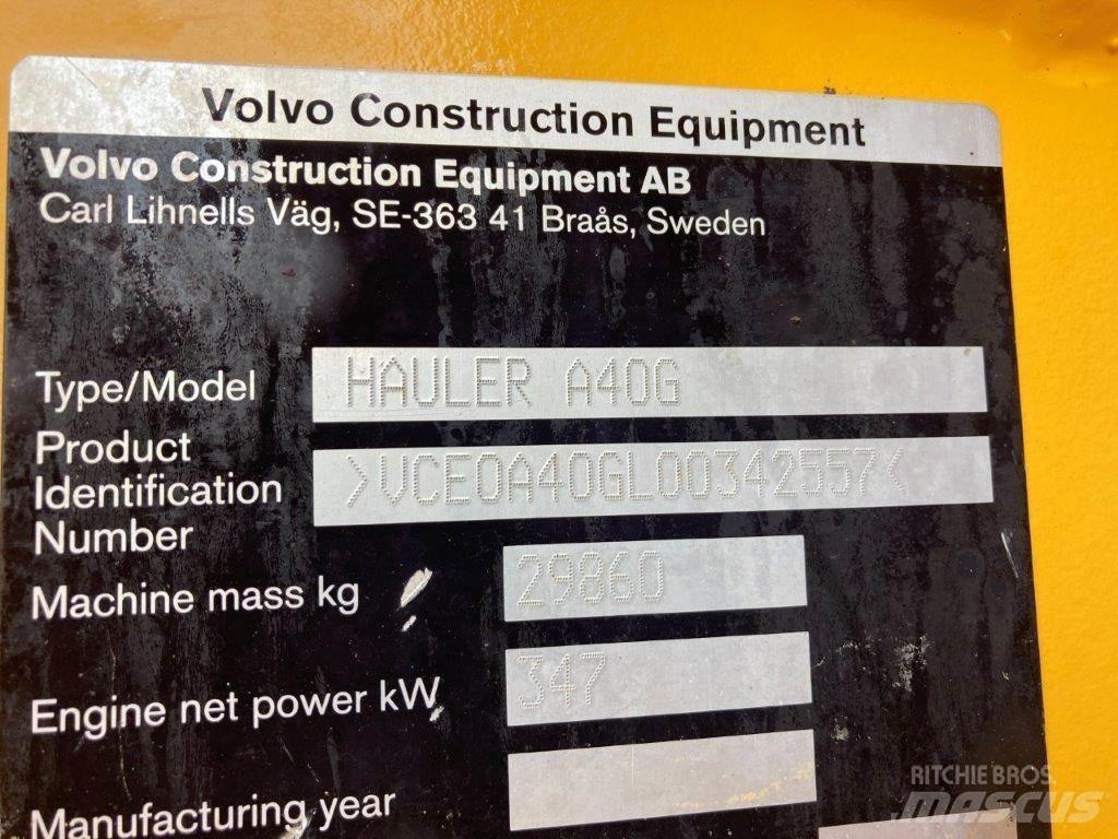 Volvo A40G Zglobni damperi