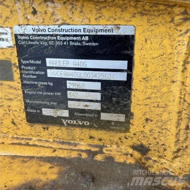 Volvo A40G Zglobni damperi