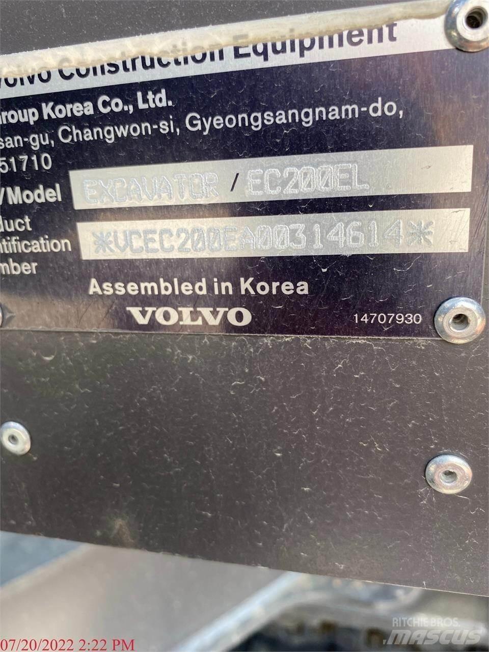Volvo EC200EL Bageri guseničari