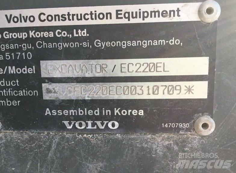 Volvo EC220EL Bageri guseničari