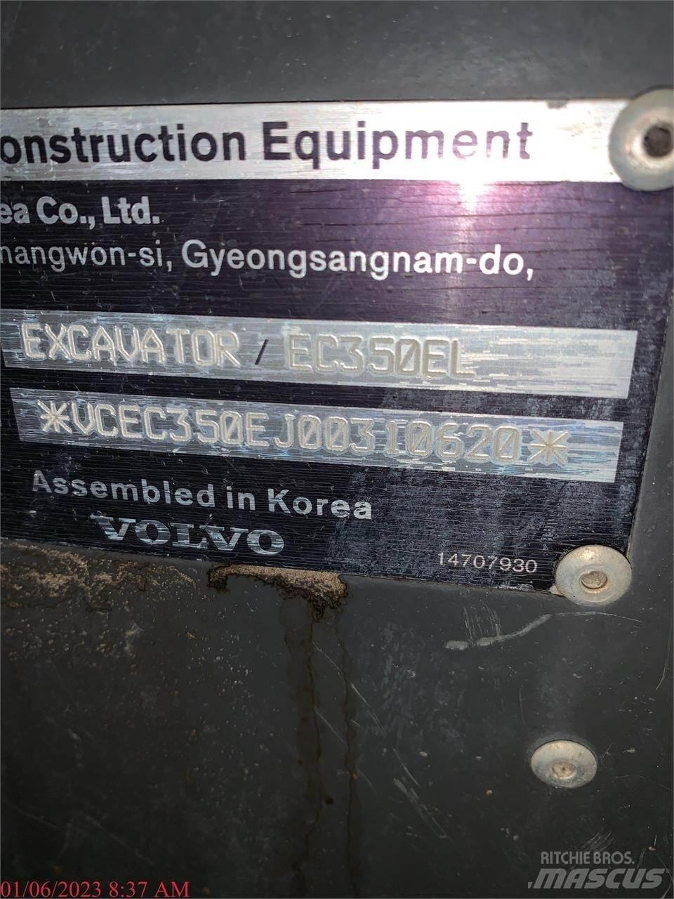 Volvo EC350EL Bageri guseničari