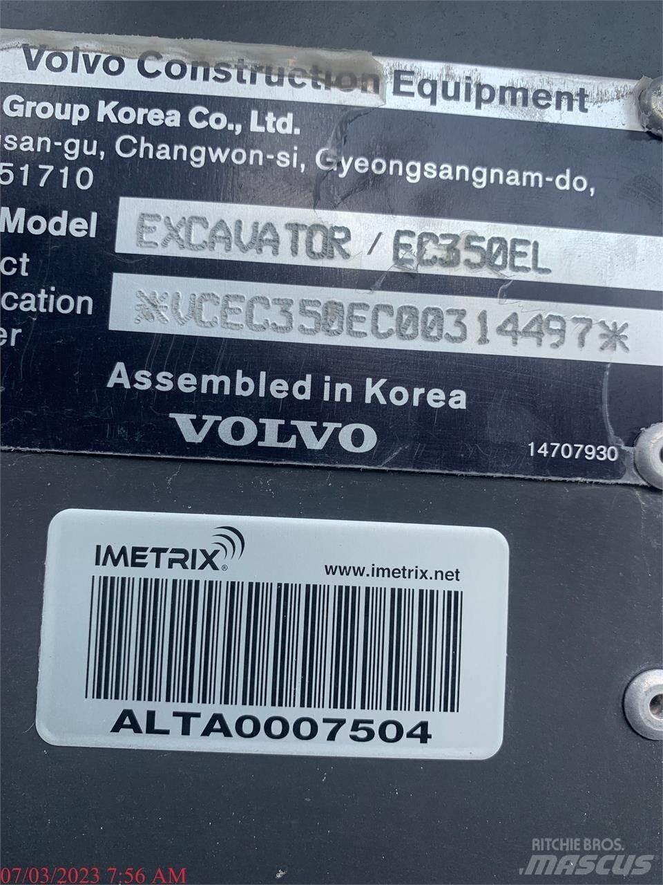 Volvo EC350EL Bageri guseničari
