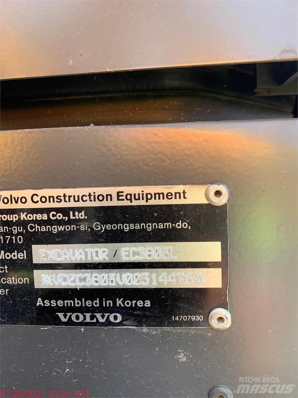 Volvo EC380EL Bageri guseničari