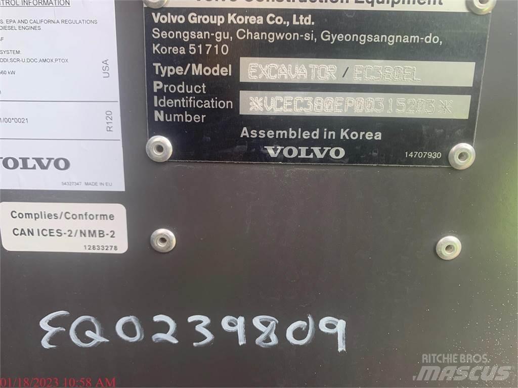 Volvo EC380EL Bageri guseničari