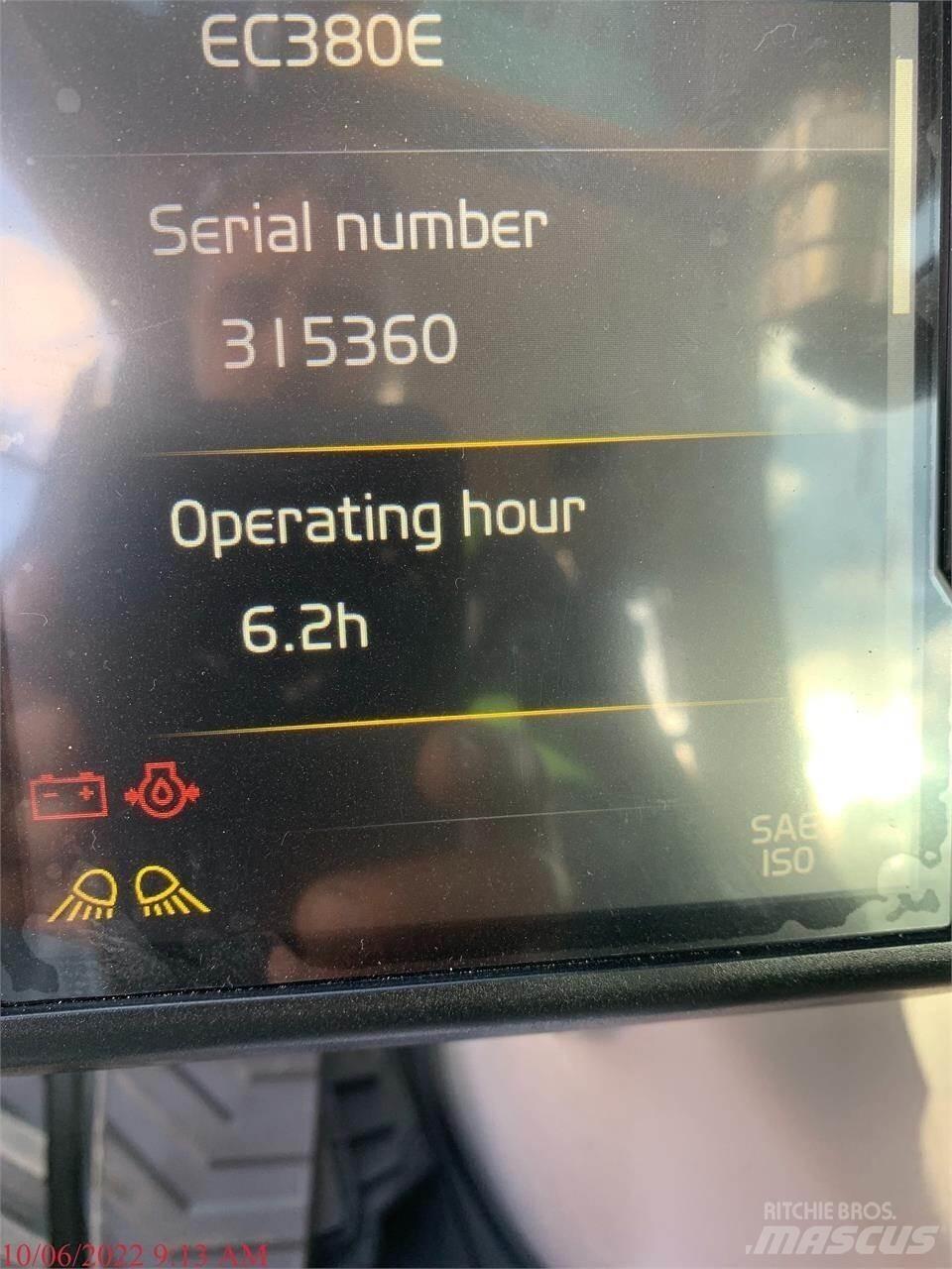 Volvo EC380EL Bageri guseničari