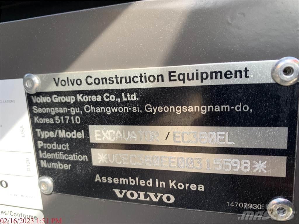 Volvo EC380EL Bageri guseničari