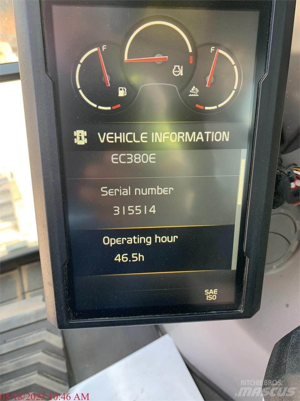 Volvo EC380EL Bageri guseničari