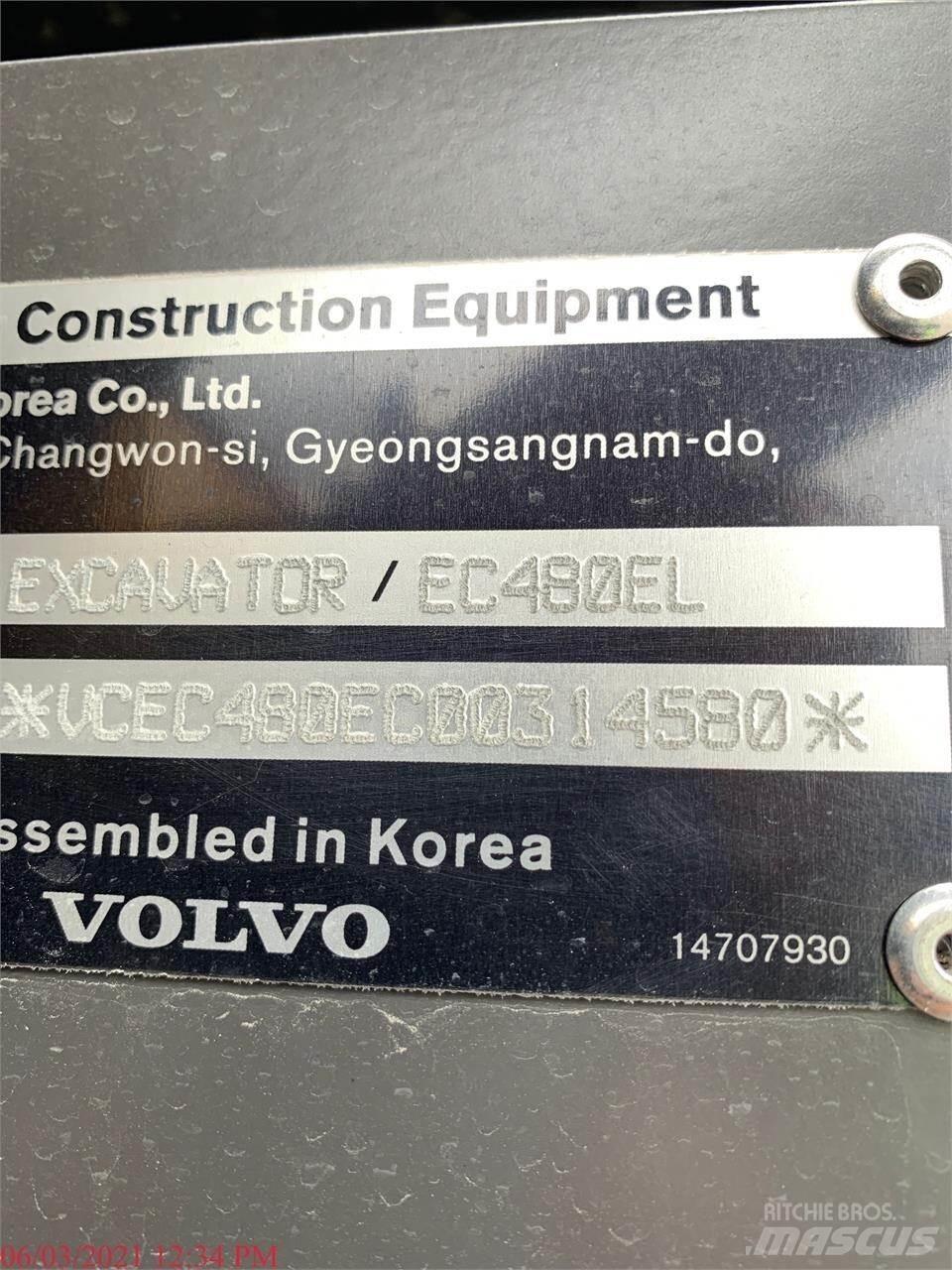 Volvo EC480EL Bageri guseničari