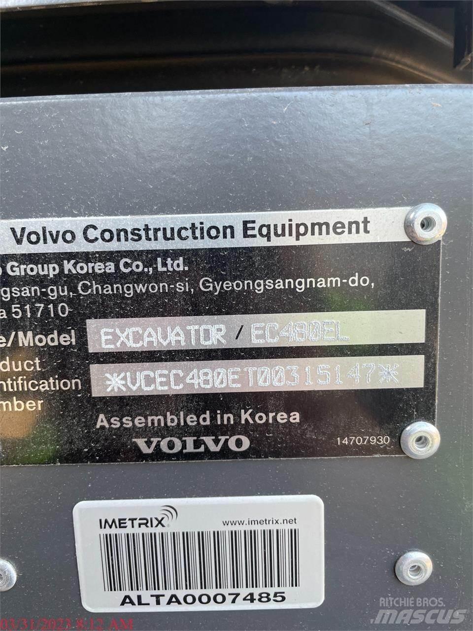 Volvo EC480EL Bageri guseničari
