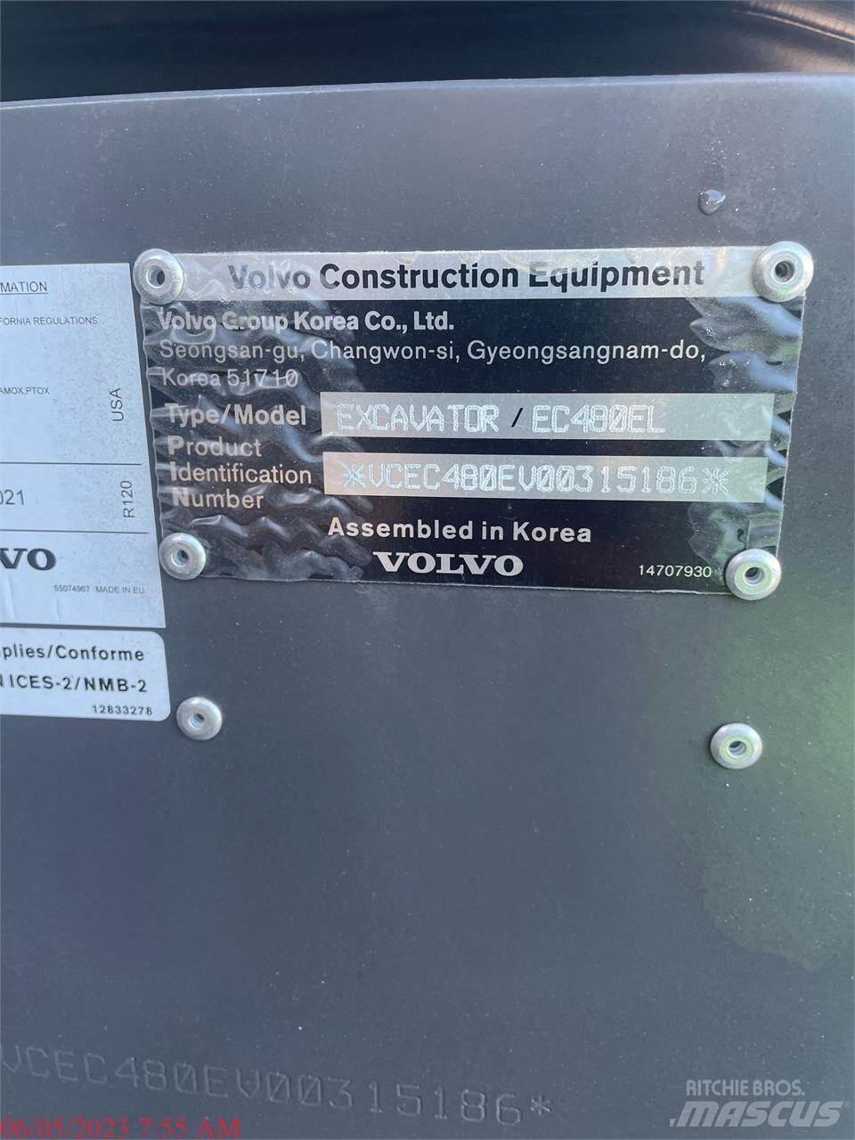 Volvo EC480EL Bageri guseničari