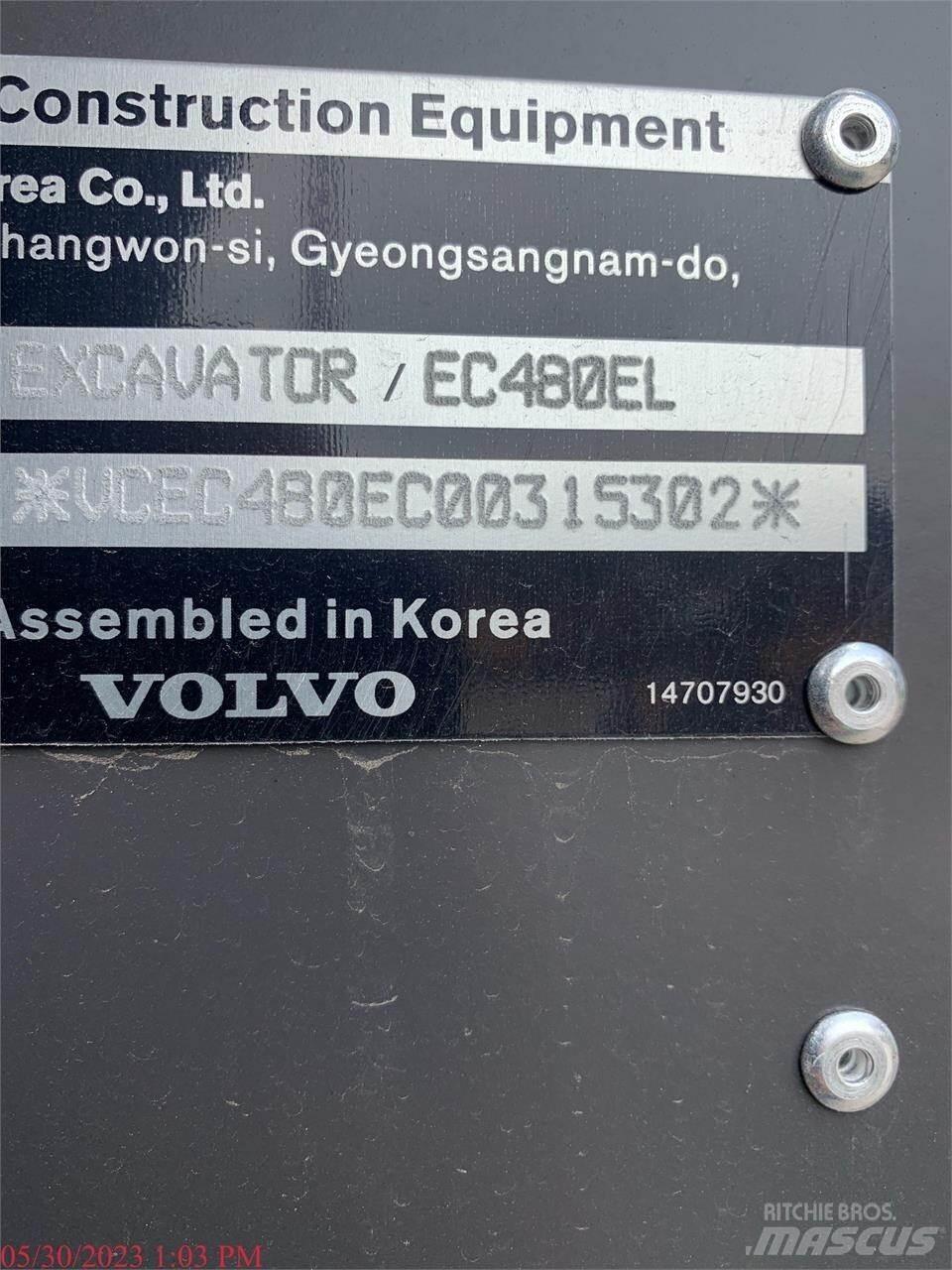Volvo EC480EL Bageri guseničari