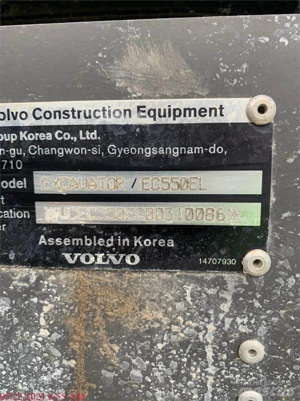 Volvo EC550EL Bageri guseničari
