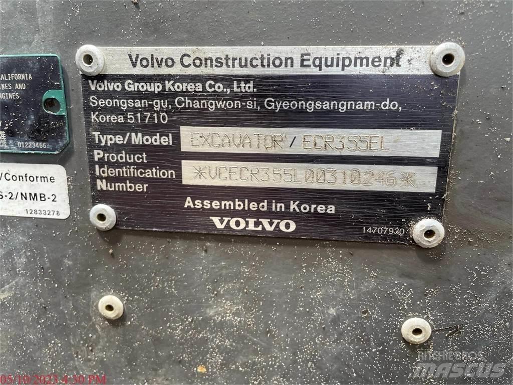 Volvo ECR355EL Bageri guseničari