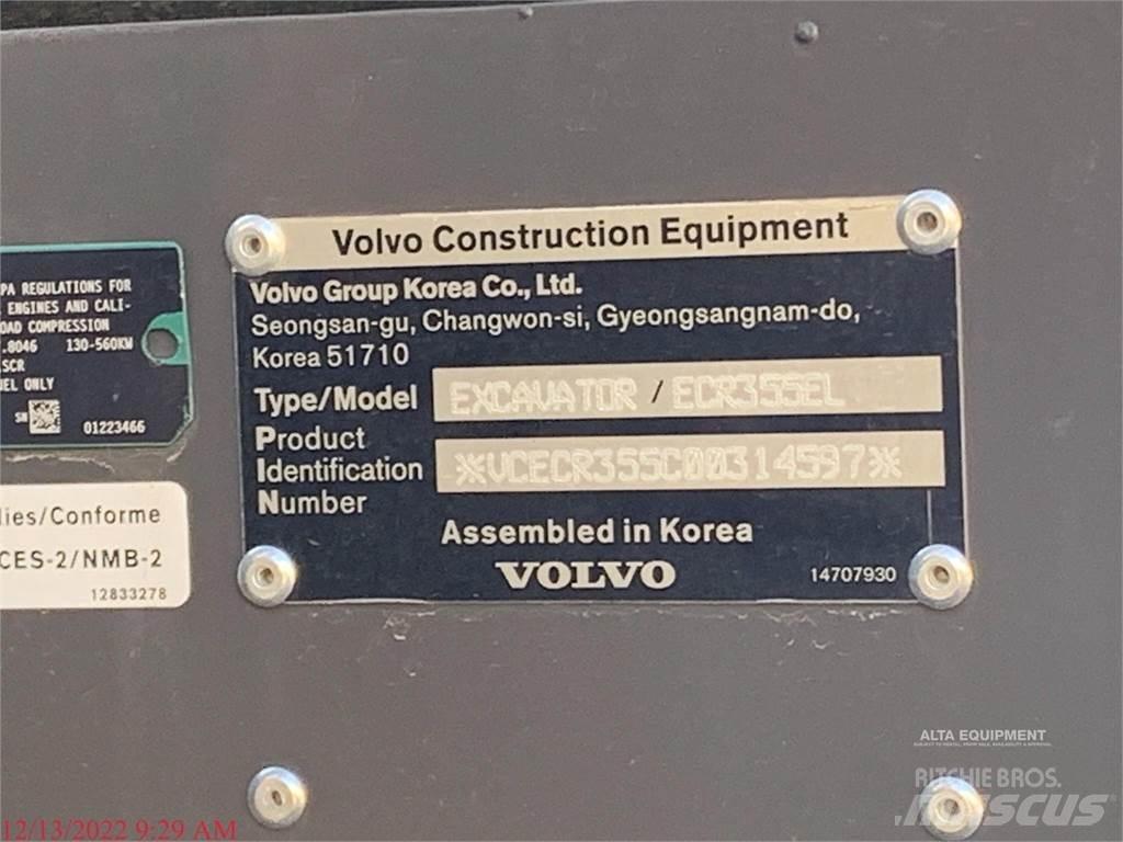 Volvo ECR355EL Bageri guseničari