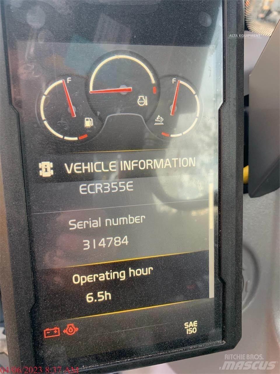 Volvo ECR355EL Bageri guseničari