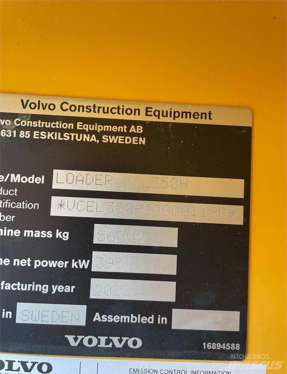 Volvo L350H Utovarivači na točkove