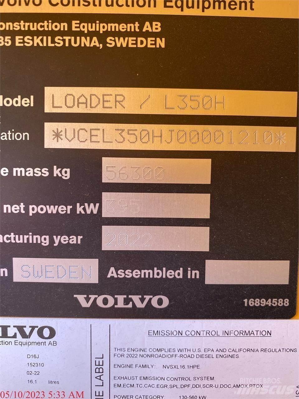 Volvo L350H Utovarivači na točkove