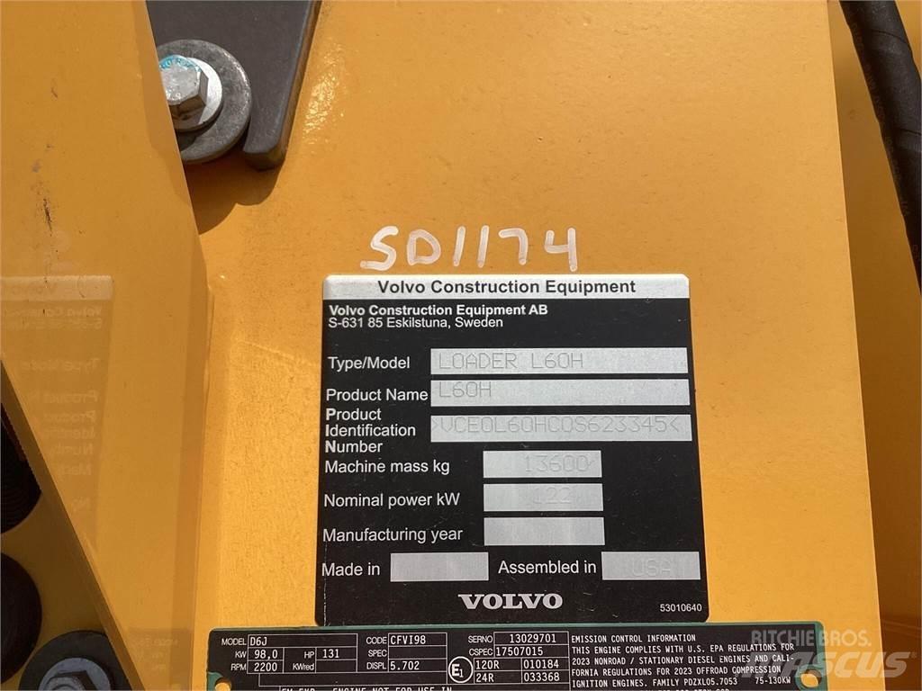 Volvo L60H Utovarivači na točkove