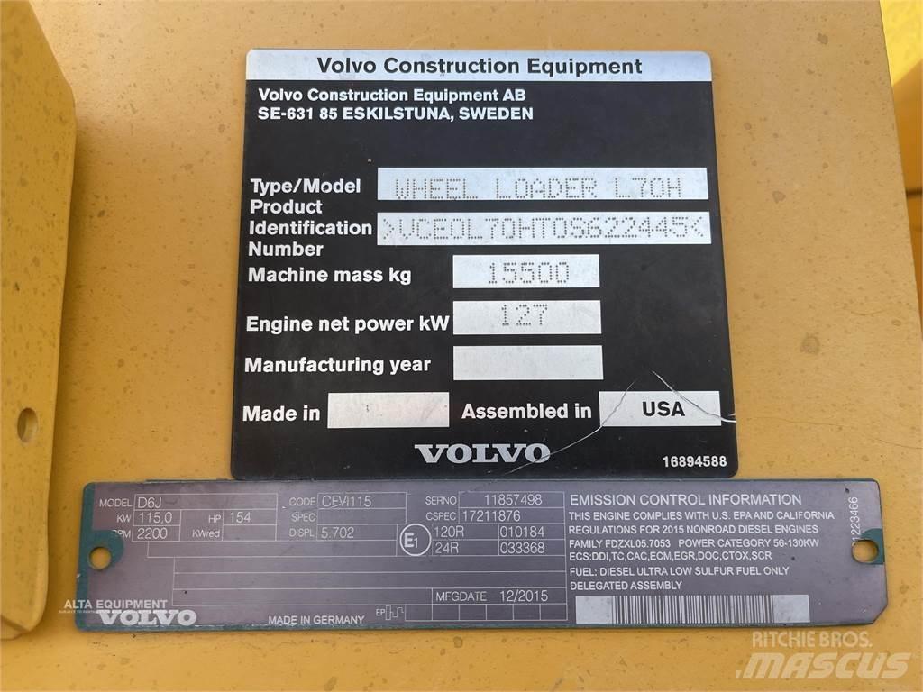 Volvo L70H Utovarivači na točkove