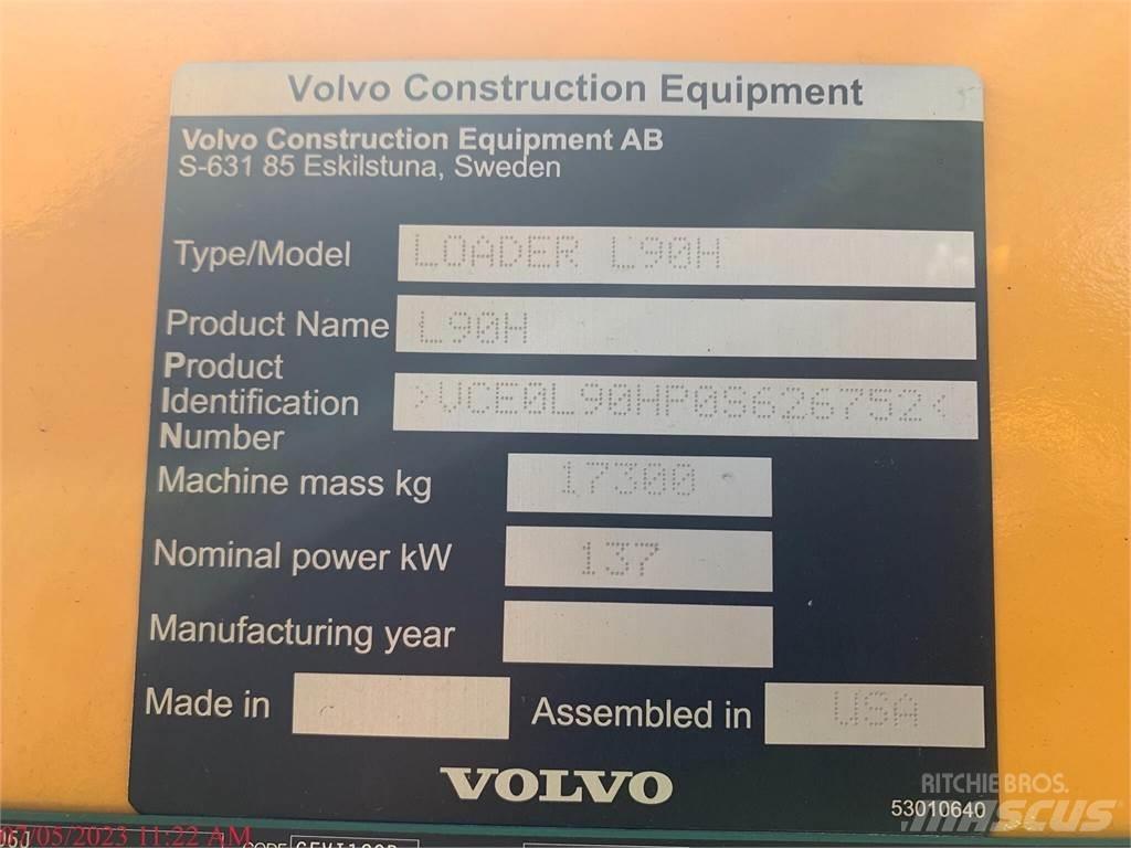 Volvo L90H Utovarivači na točkove