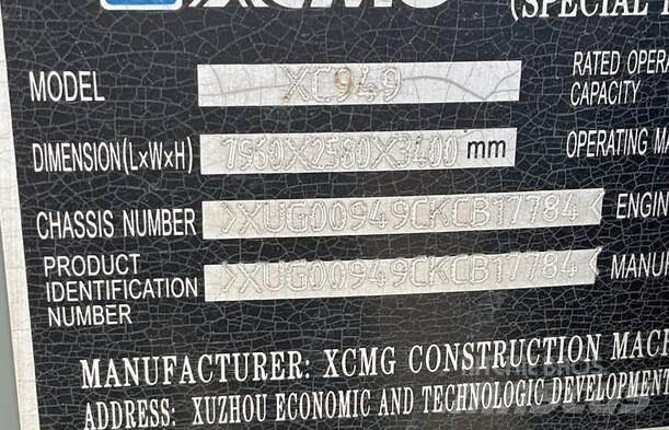 XCMG XC949 Utovarivači na točkove