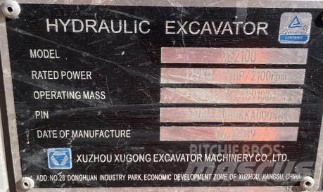 XCMG XE210U Bageri guseničari