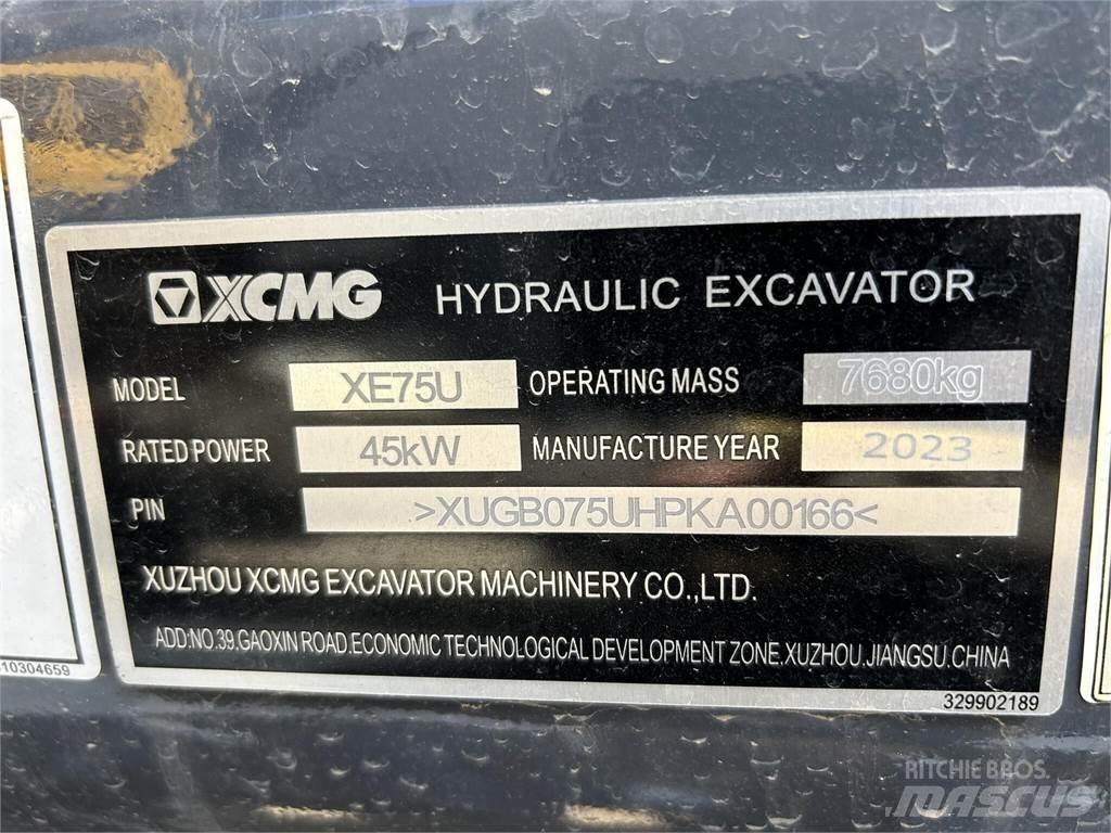XCMG XE75U Bageri guseničari