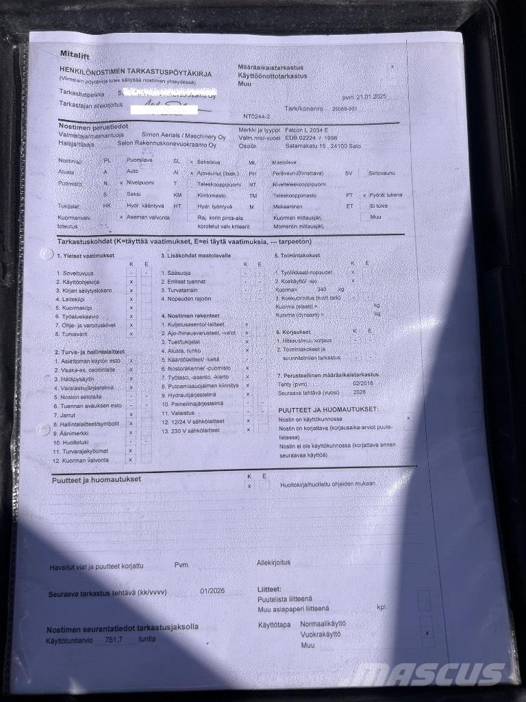Simon L 2034 E Makazaste platforme