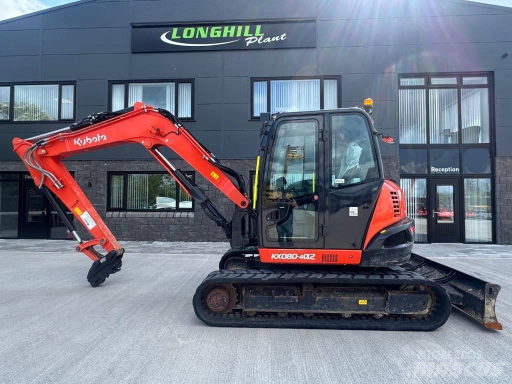 Kubota KX 080-4 Midi bageri 7t – 12t