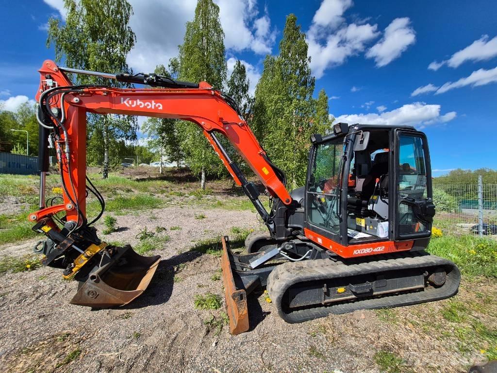 Kubota KX 080-4 Midi bageri 7t – 12t