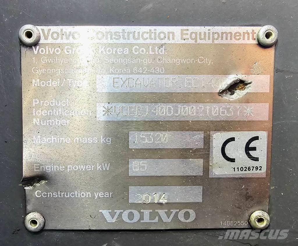 Volvo EC 140 DL Bageri guseničari