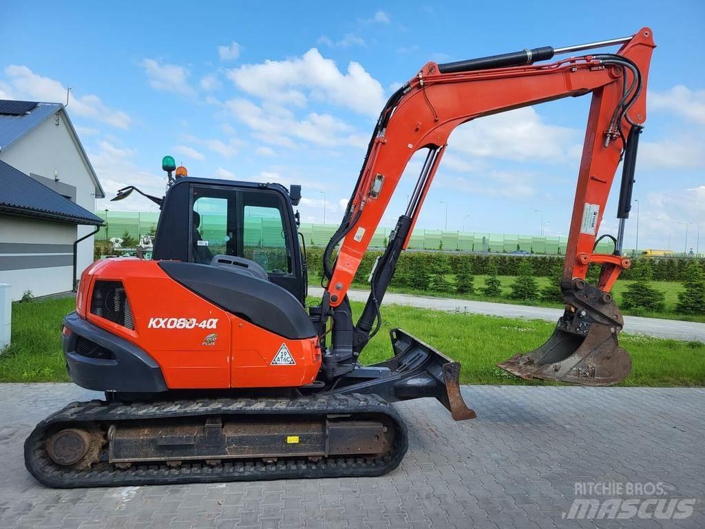 Kubota KX080-40 Bageri guseničari