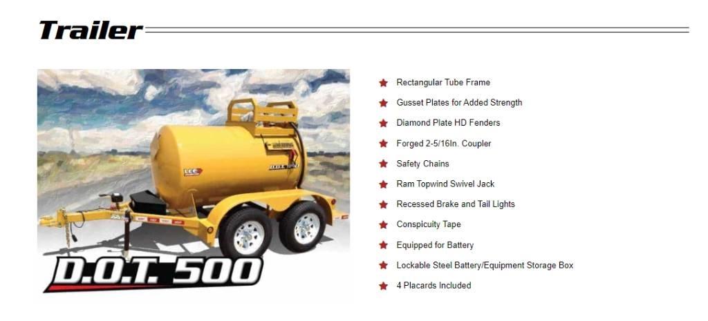  LEEAGRA DOT 500 Prikolice za cisterne