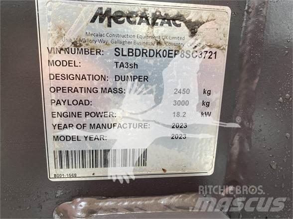 Mecalac TA3SH Damperi za gradilište