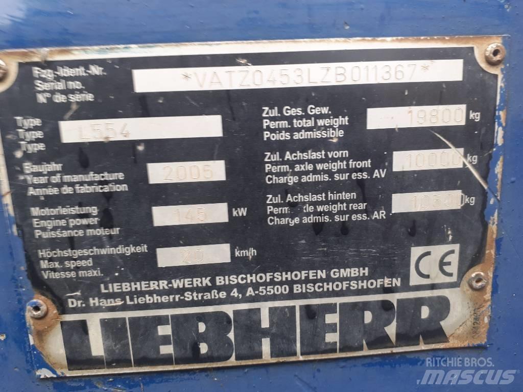 Liebherr L 554 Utovarivači na točkove