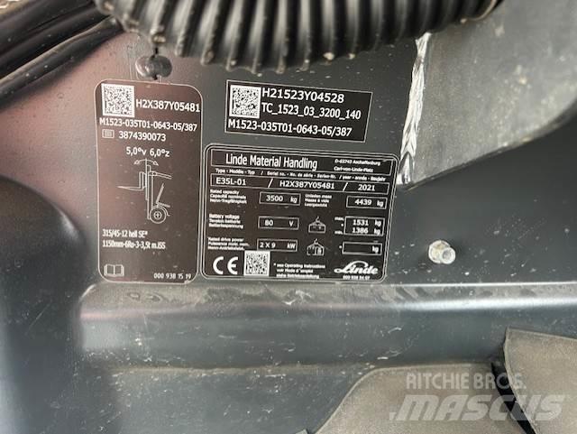 Linde E35L Električni viljuškari